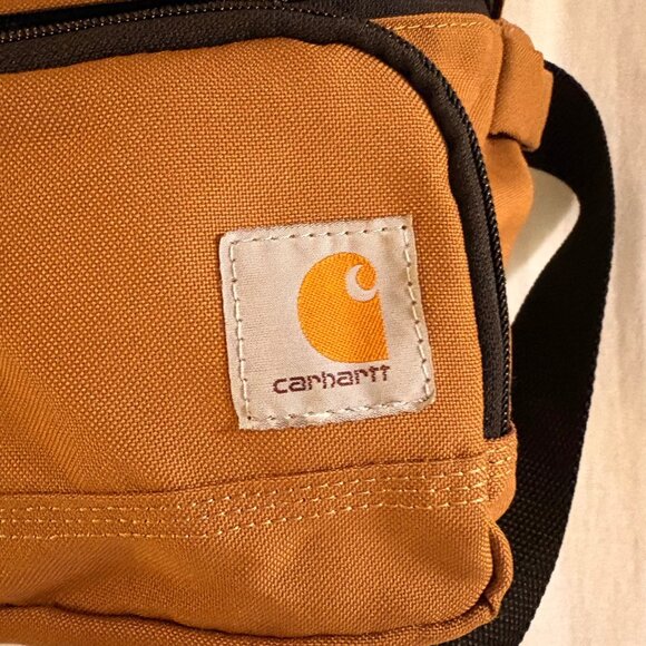 Carhartt Brown Canvas Hip Pack | Adjustable Belt Bag Utility Crossbody - Picture 2 of 3
